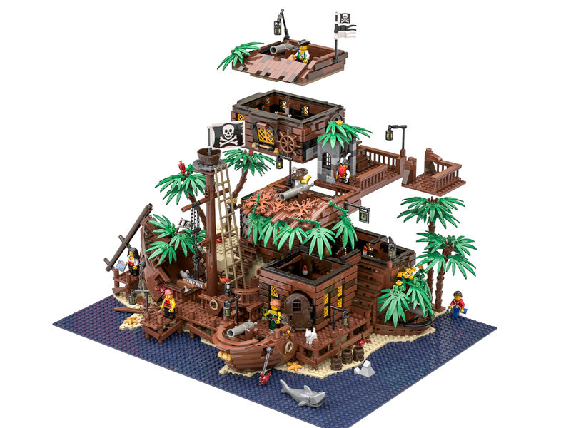Illustration for article titled Please, LEGO, Make This Pirate Island